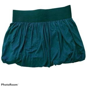 NWT Bebe XS Elastic Zipper Bubble Mini Skirt